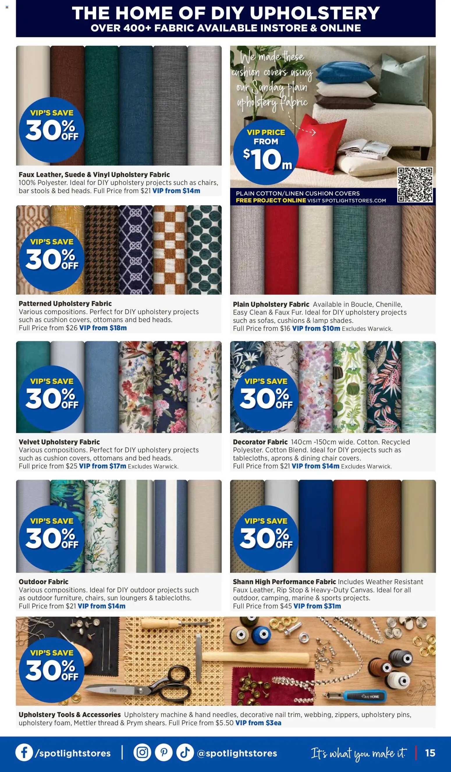 Spotlight catalogue - valid from 06/08/2026 | Page: 15 | Products: Cushion, Accessories, Tools, Bed
