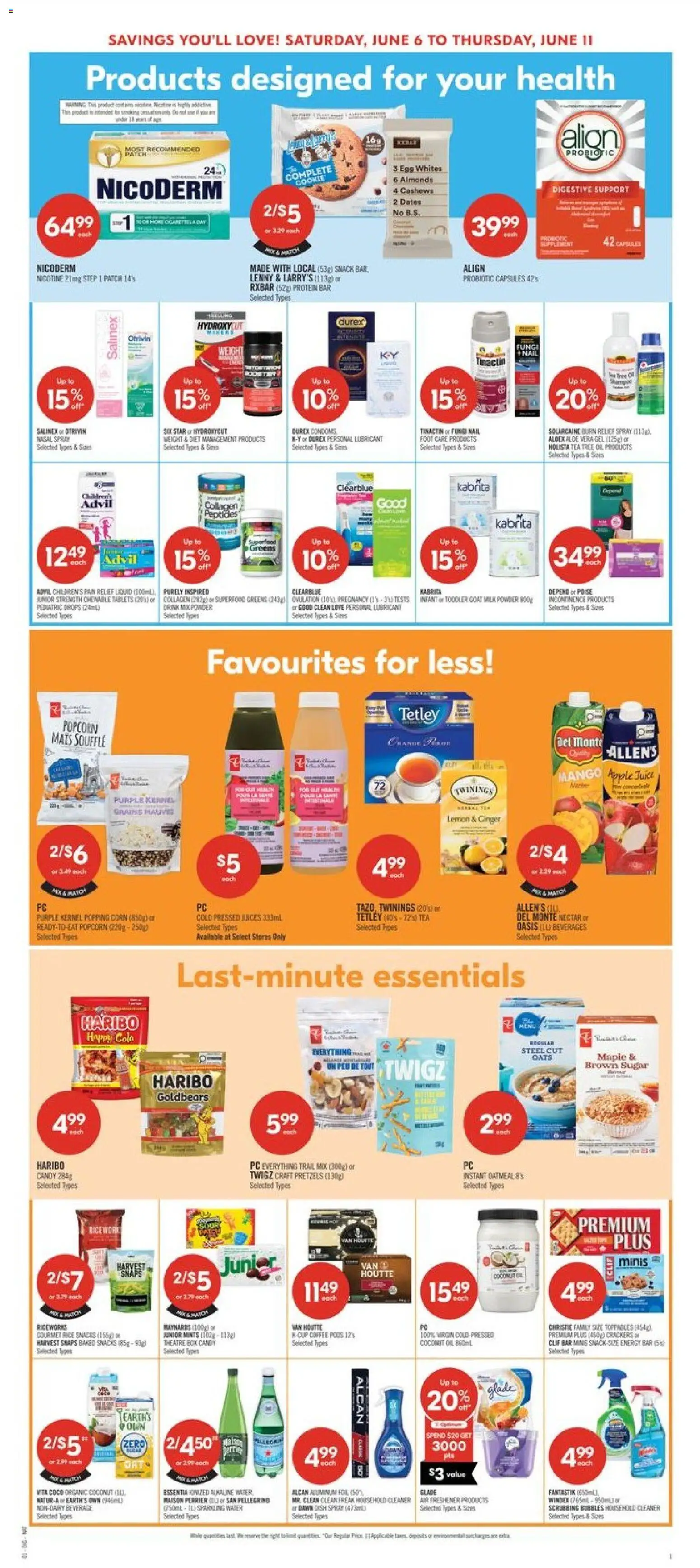 Shoppers flyer valid from 05.06.2026 | Page: 18 | Products: Rice, PC, Box, Juice