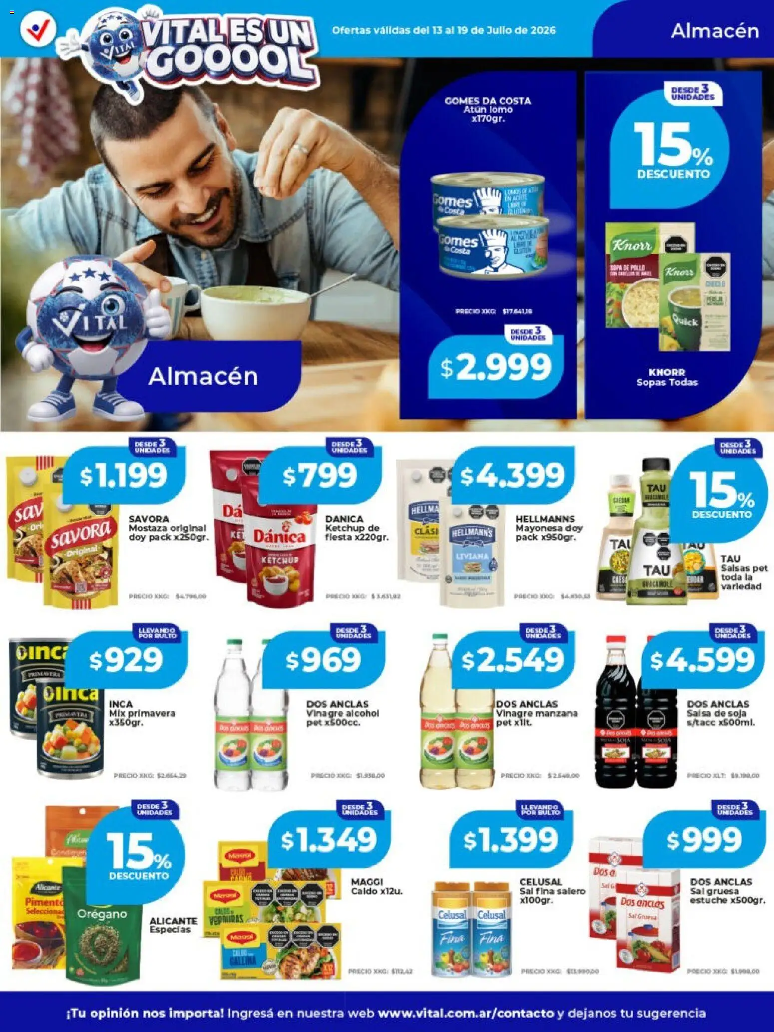Vital - Ofertas │ válido desde el 13/07/2026 | Página: 15