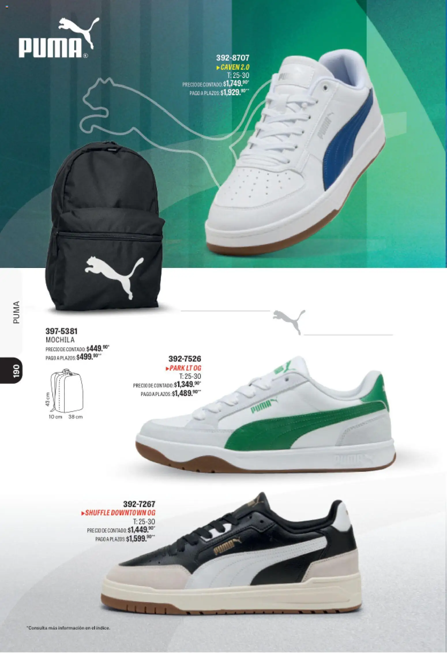 Nuevas ofertas de Andrea válidas en toda la República Mexicana desde el 09/08/2026. ¡Encuentra las mejores ofertas en Andrea catálogo Deportivo Completo! | Página: 190 | Productos: Mochila