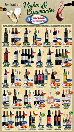 Bramil Supermercados ofertas Vinhos e Espumantes - Pré-Visualização do folheto da loja Bramil Supermercados, válido de 13/07/2026