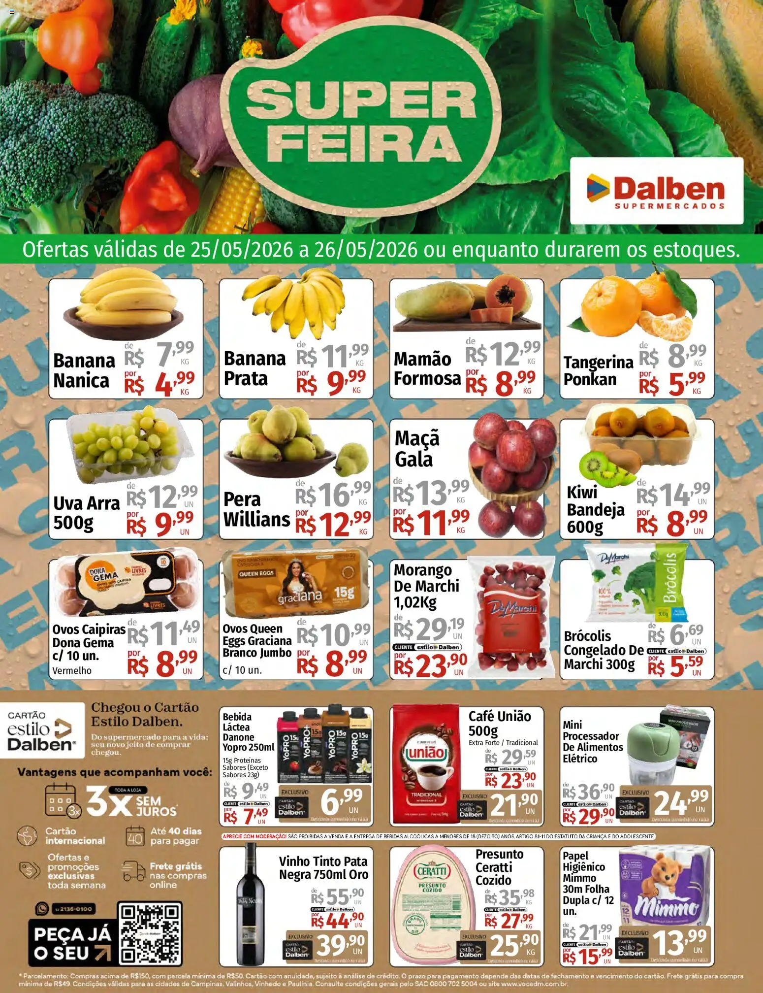 Supermercado Dalben Folheto - válido de 25.05.2026 | Página: 1