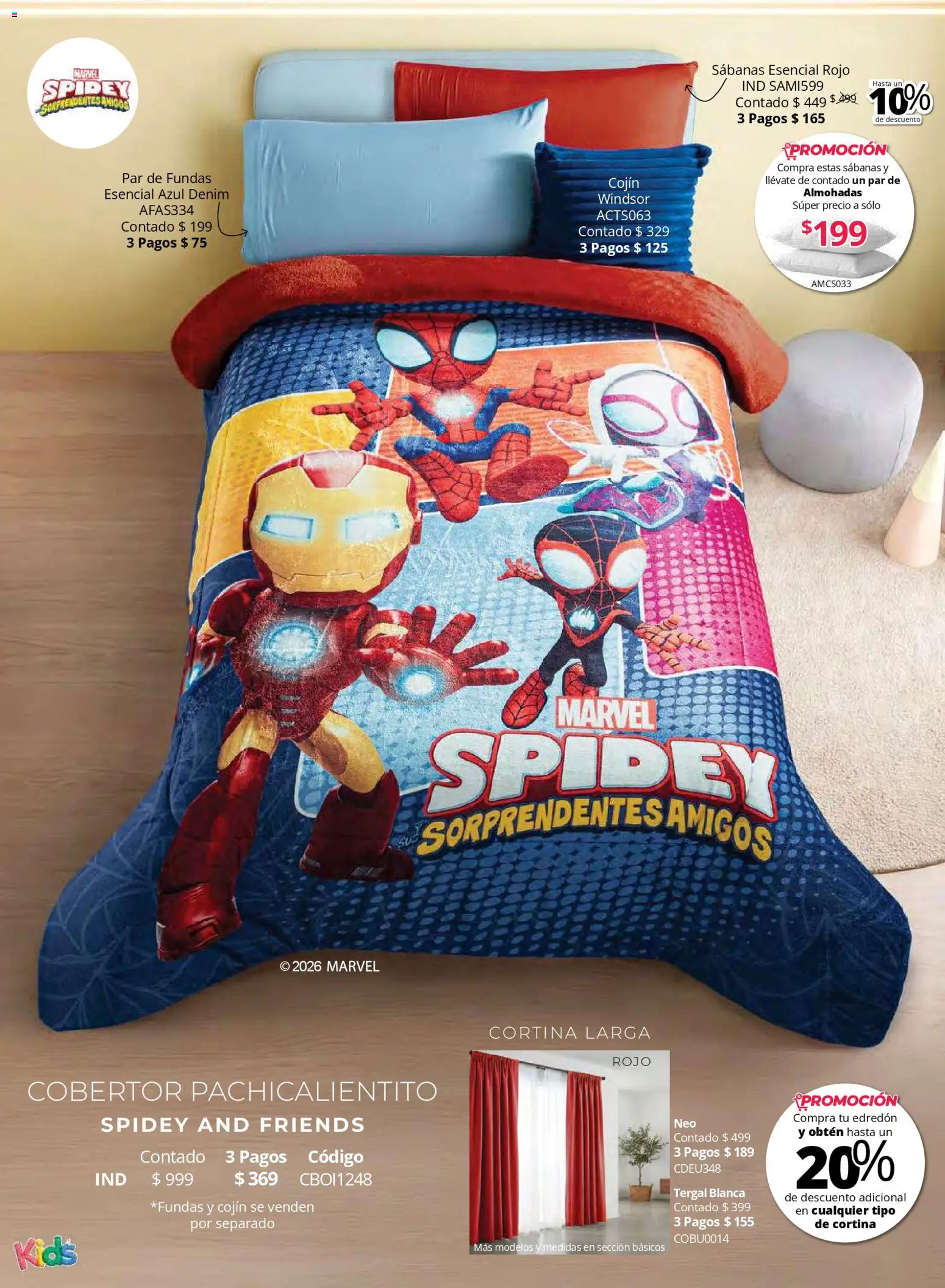 Nuevas ofertas de Colchas Concord válidas en toda la República Mexicana desde el 01.05.2026. ¡Encuentra las mejores ofertas en Colchas Concord catálogo Kids! | Página: 92 | Productos: Cobertor, Sabanas