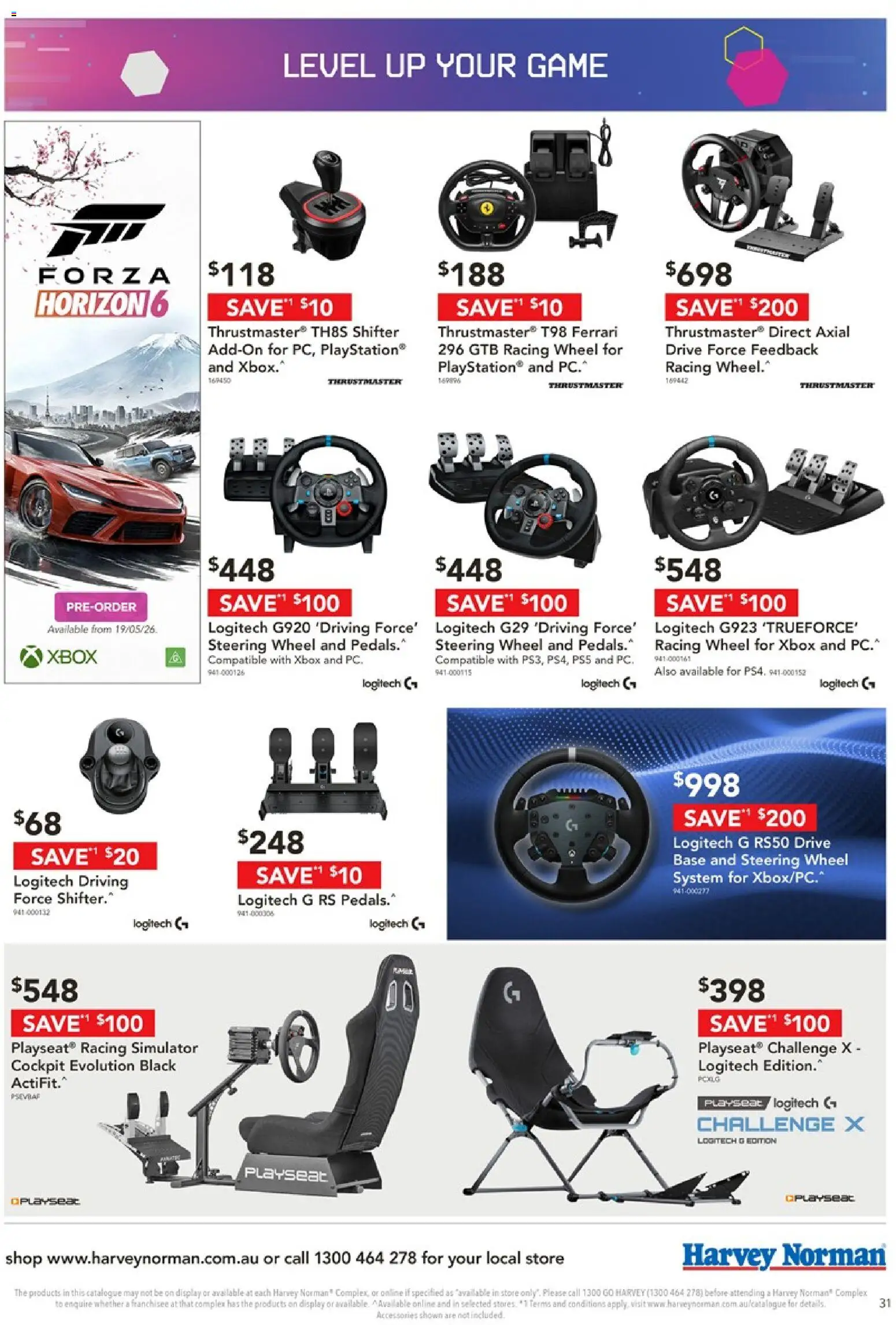 Harvey Norman catalogue - valid from 19.05.2026 | Page: 31 | Products: Accessories, Pc, Xbox, Game