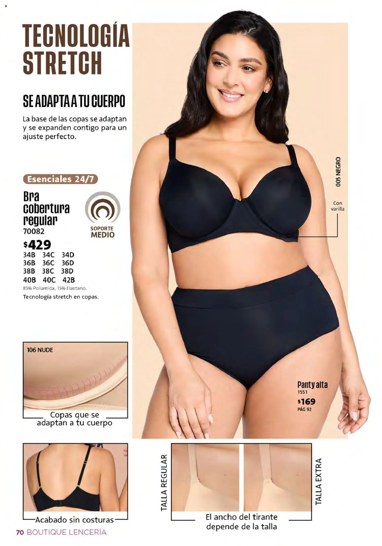 Nuevas ofertas de Ilusión válidas en toda la República Mexicana desde el 01/09/2026. ¡Encuentra las mejores ofertas en Ilusión catálogo Otoño! | Página: 72 | Productos: Lenceria