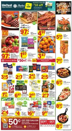 Preview of United Supermarkets weekly ads valid from 09/30/2026