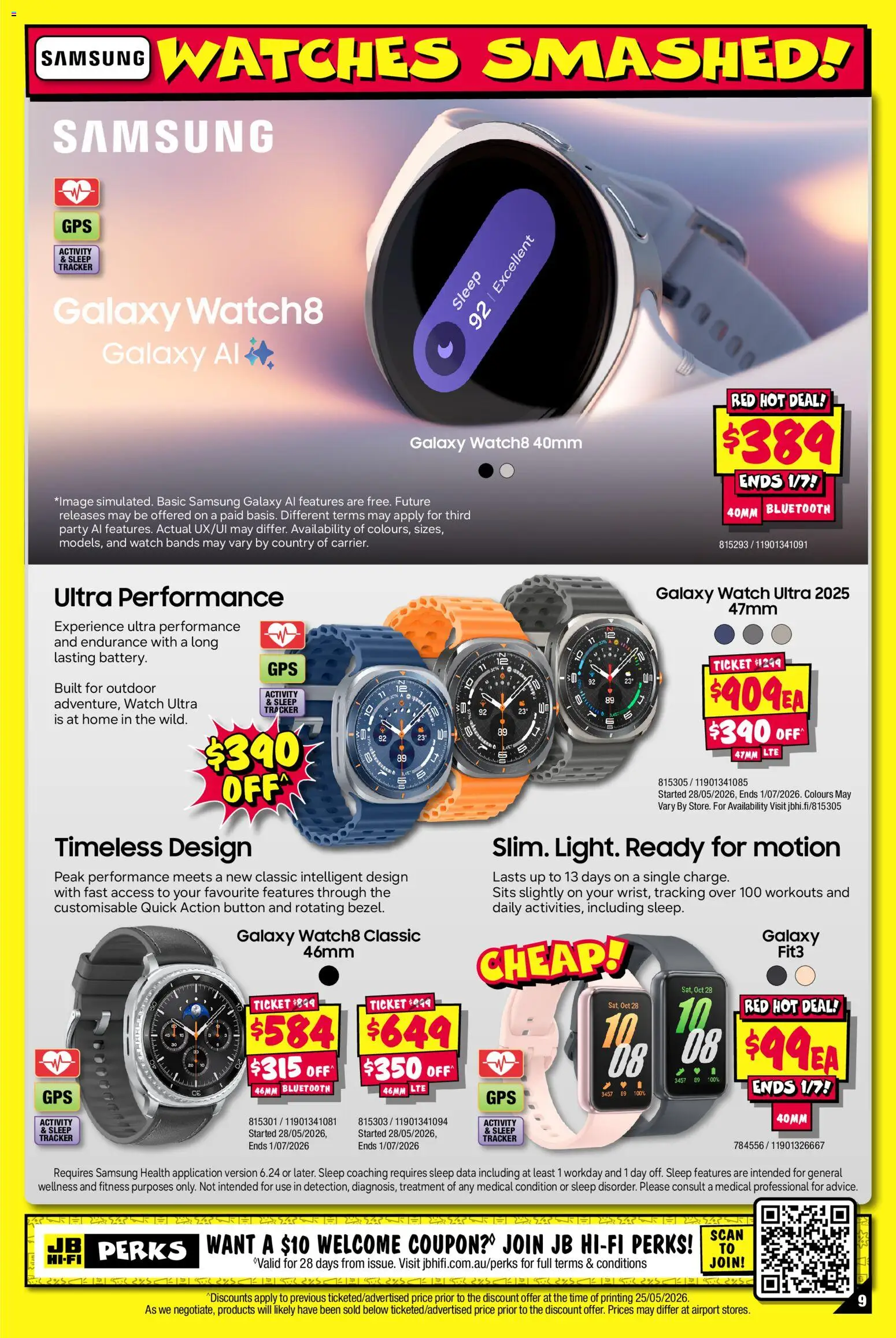 JB Hi-Fi catalogue - valid from 10.06.2026 | Page: 9 | Products: Watch, Treatment