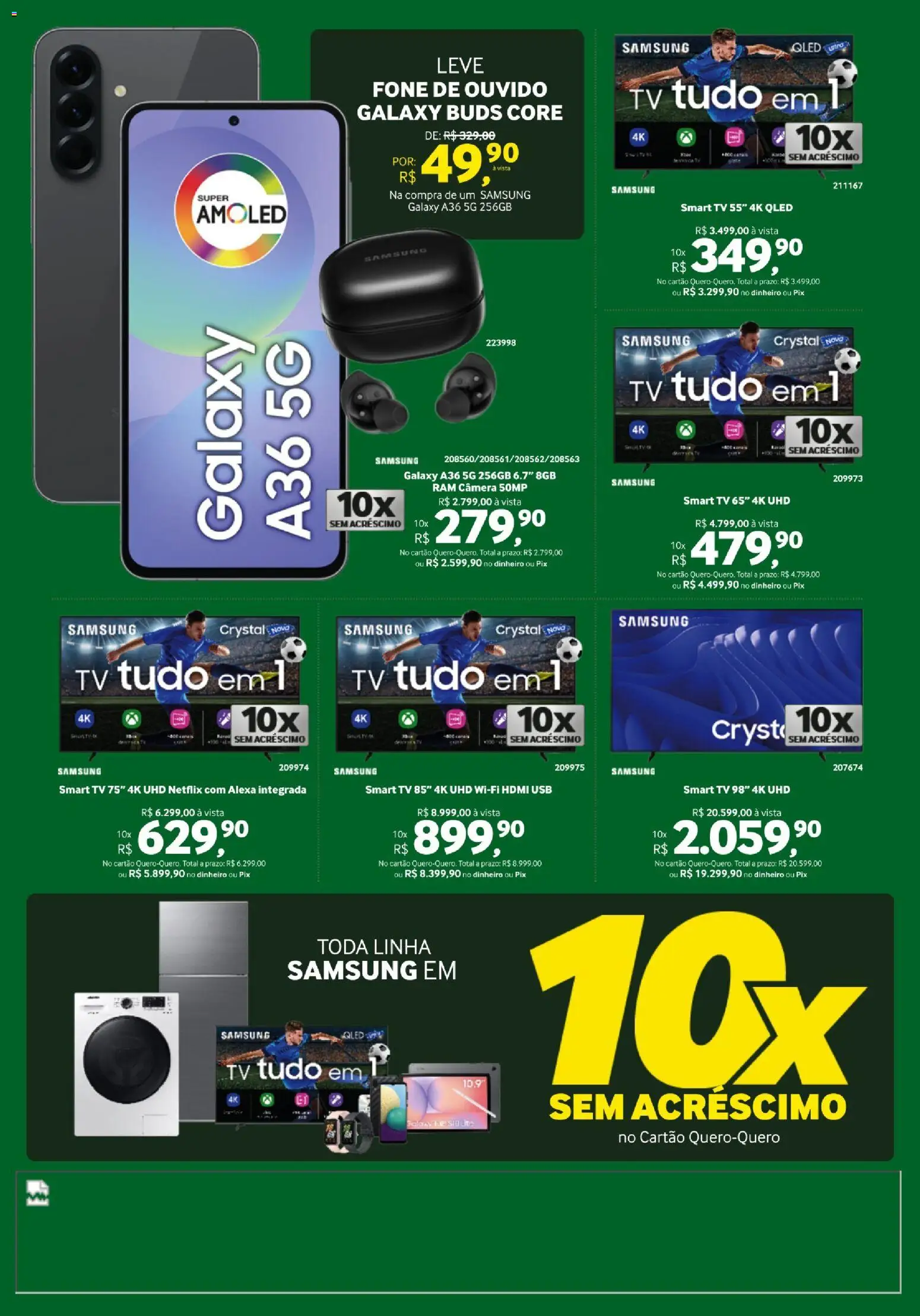 Lojas Quero-Quero Folheto - válido de 09.03.2026 | Página: 2 | Produtos: smart TV, Tv, Câmera, USB