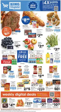Preview of King Soopers weekly ads valid from 09/30/2026