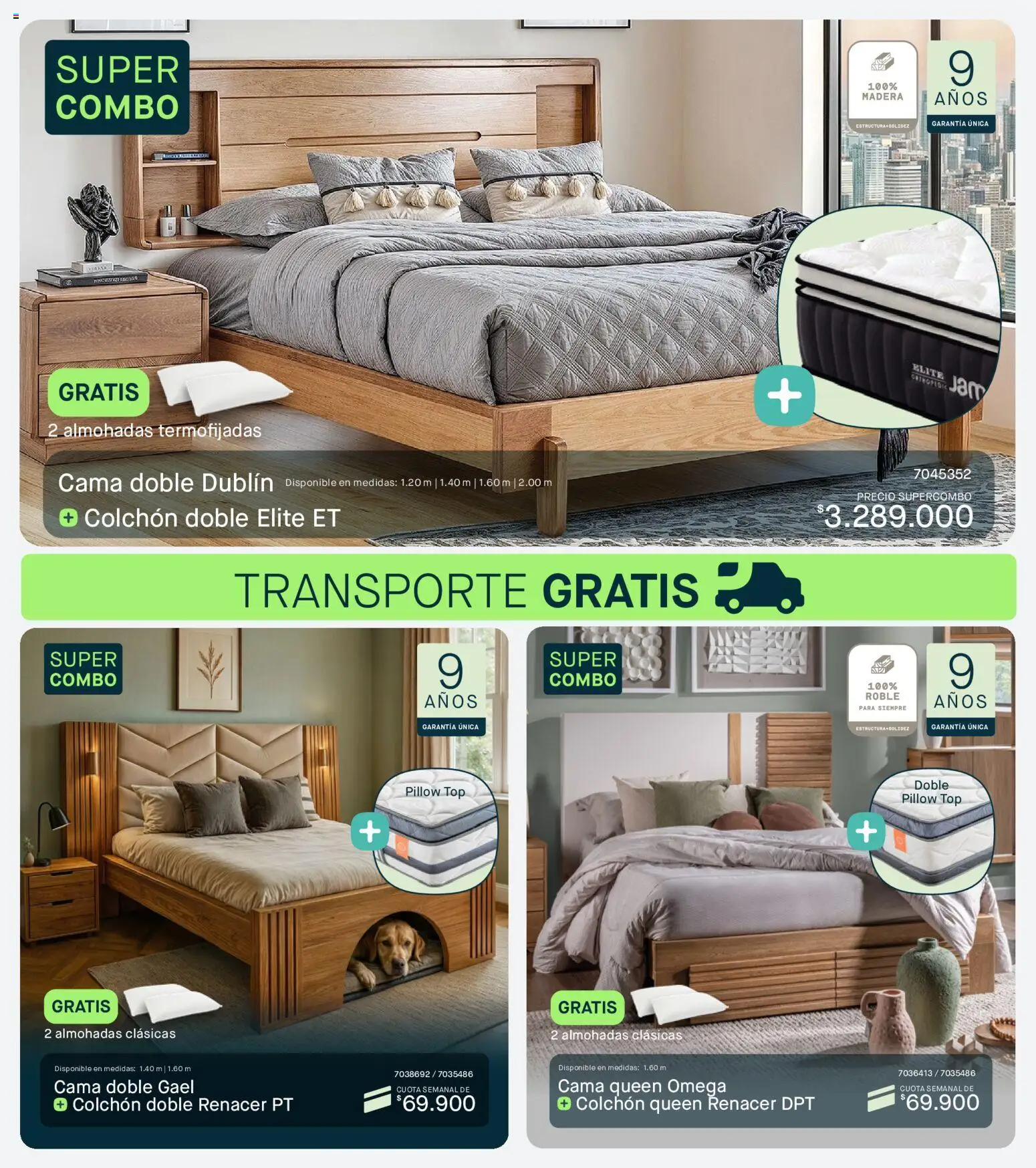 Muebles jamar revista - valida desde el 01/07/2026 | Página: 10 | Productos: Cama, Colchón, Top