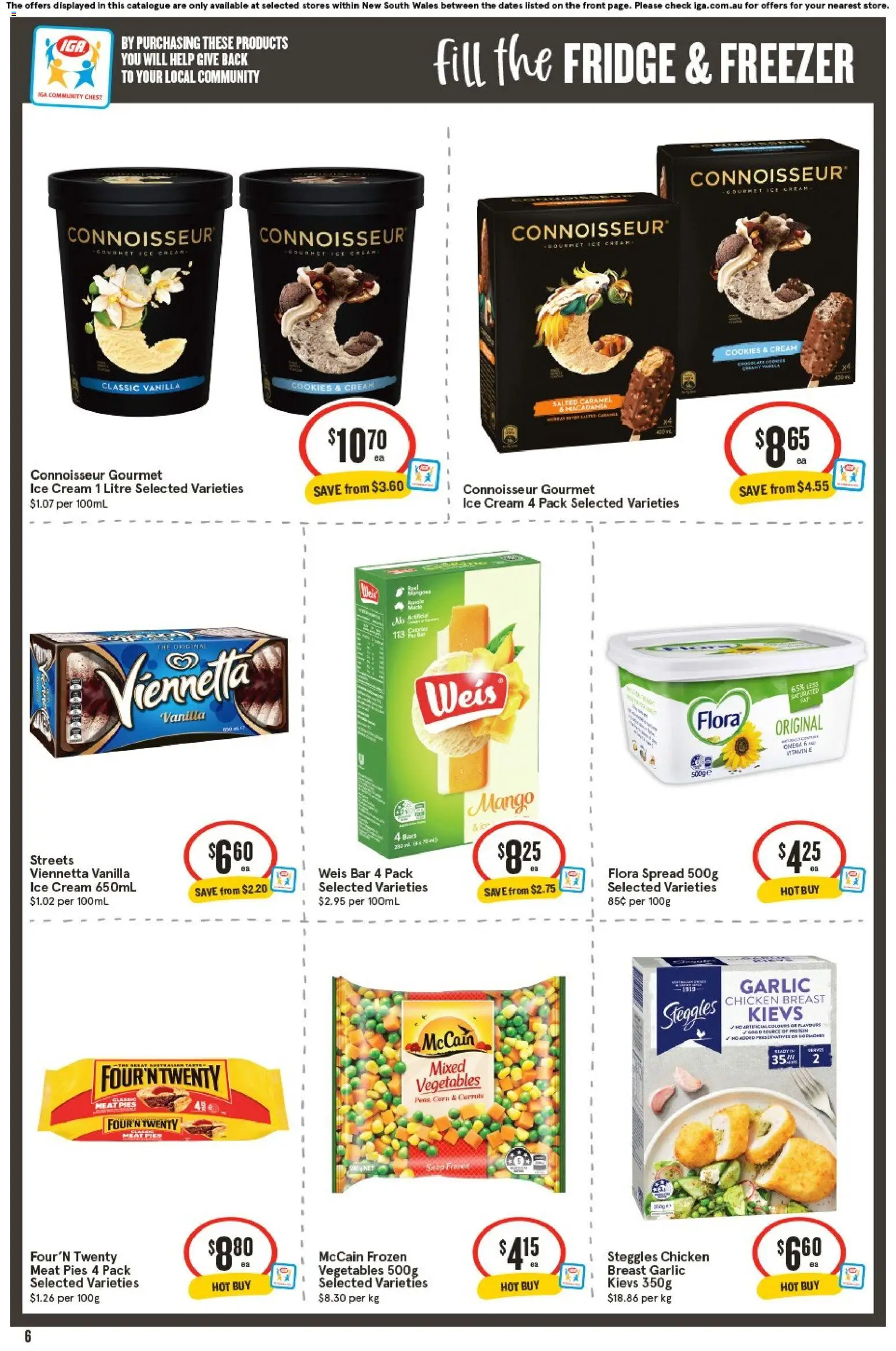IGA catalogue - valid from 03.06.2026 | Page: 7 | Products: Chicken, Meat, Vegetables, Freezer