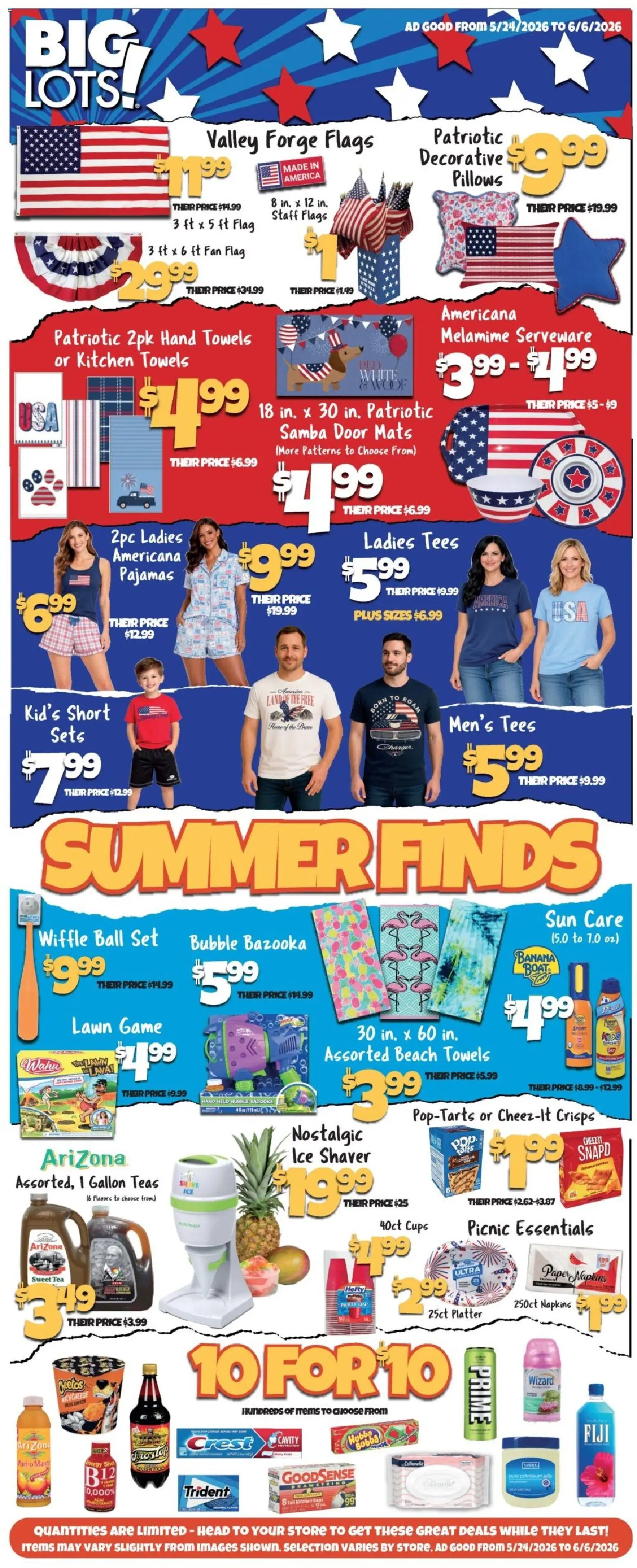 Big Lots - Weekly Ad - valid from 24.05.2026 | Page: 1