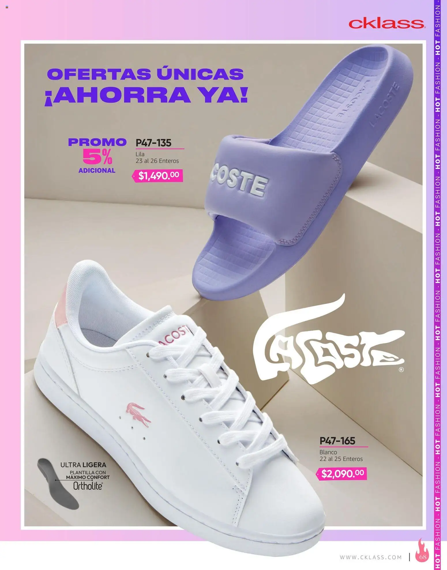 Nuevas ofertas de Cklass válidas en toda la República Mexicana desde el 03/08/2026. ¡Encuentra las mejores ofertas en Cklass catálogo Hot Fashion Ropa! | Página: 150