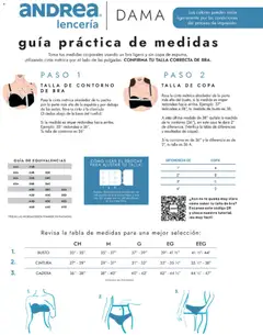 Vista previa de Andrea catálogo Lencería & vestir interior, nuevo folleto de la tienda, válido en México a partir del 24.05.2026 | Página: 2 | Productos: Contorno, Cinta, Lenceria, Té