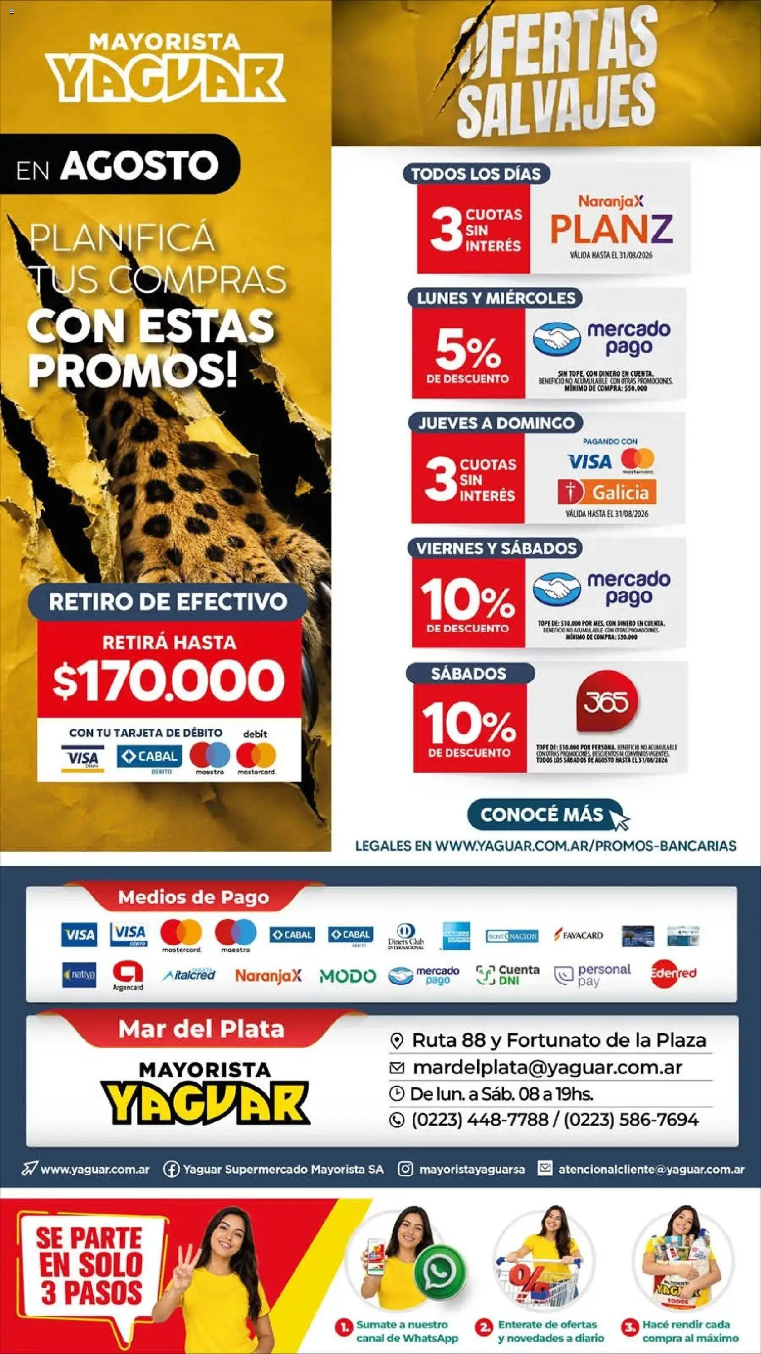 Yaguar - Oferta Semanal Mar del Plata │ válido desde el 10/08/2026 | Página: 20