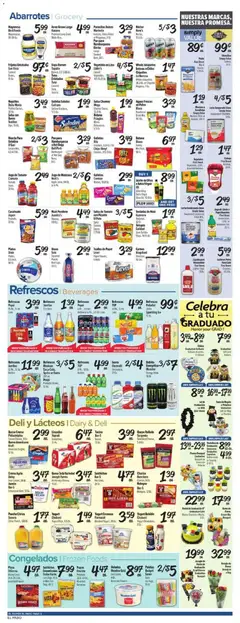 Preview of El Super weekly ads valid from 20.05.2026 | Page: 2 | Products: Pan, Pasta, Cream, Lighter