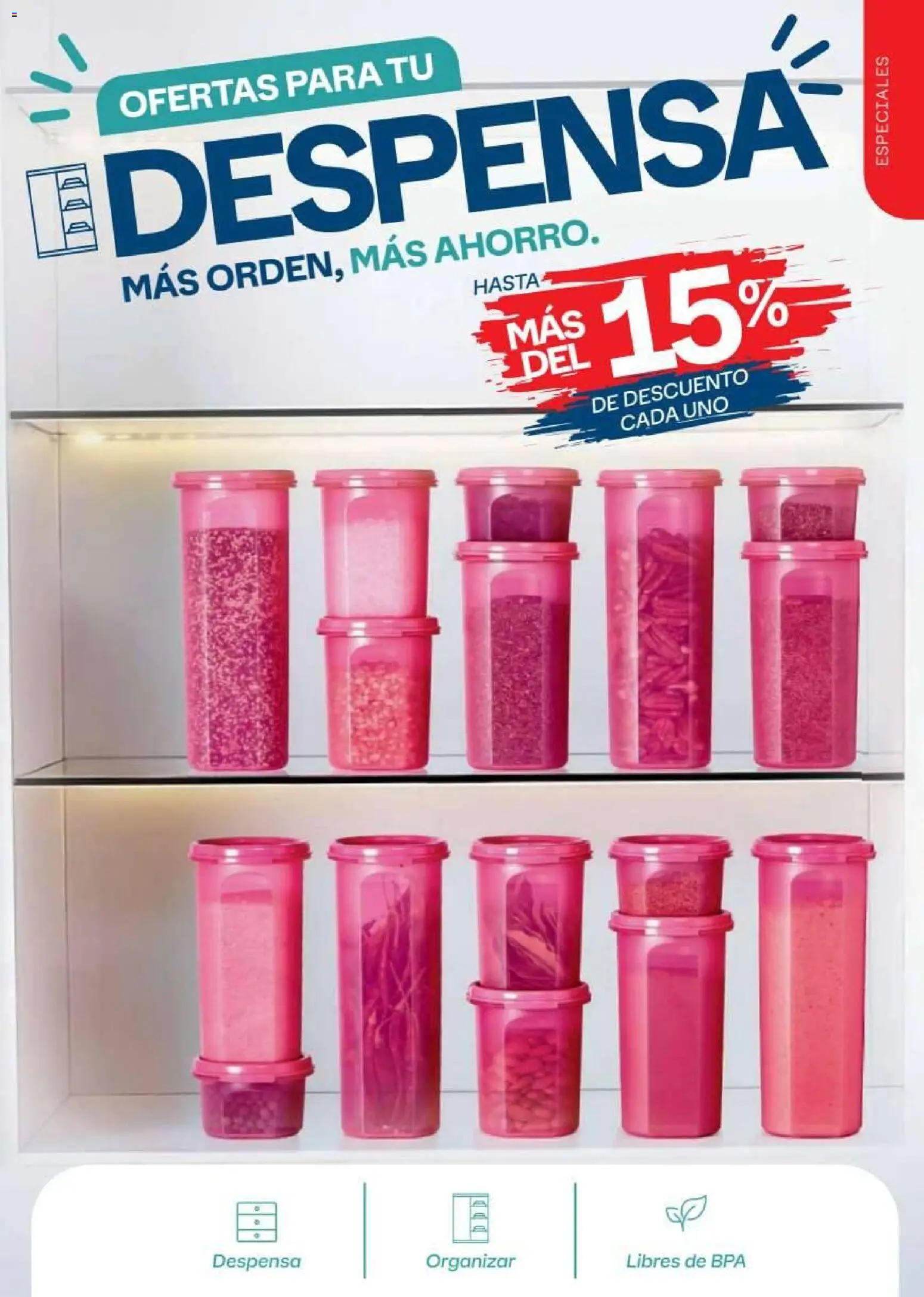 Nuevas ofertas de Tupperware válidas en toda la República Mexicana desde el 15.06.2026. ¡Encuentra las mejores ofertas en Tupperware catálogo! | Página: 65