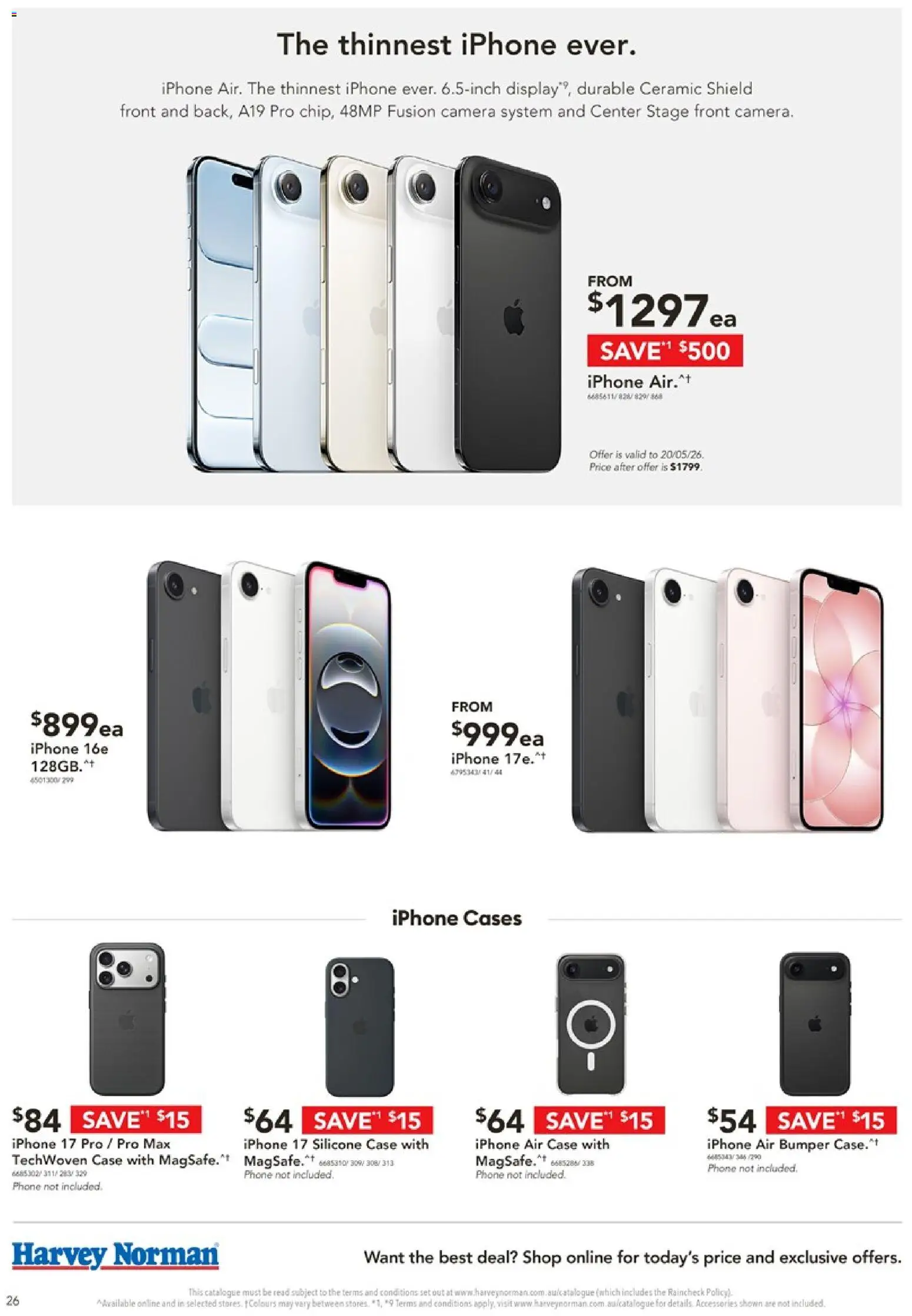 Harvey Norman catalogue - valid from 19.05.2026 | Page: 26 | Products: Phone, Camera, Iphone, Case