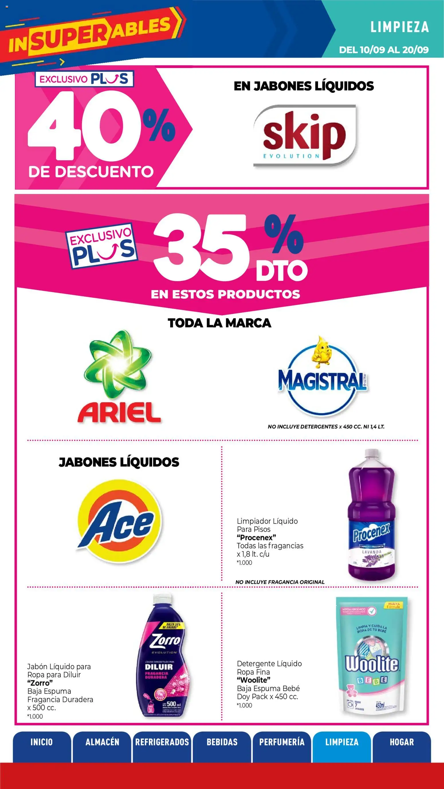 La Anonima catálogo │ válido desde el 10/09/2026 | Página: 28 | Productos: Fragancia, Jabón, Detergente, Espuma