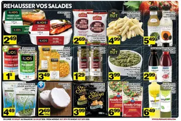 Preview of Pa Supermarché weekly flyer / circulaire from shop Pa Supermarché valid from Jul 20, 2026 | Page: 3 | Products: Salad, Cheese, Pumpkin, Juice