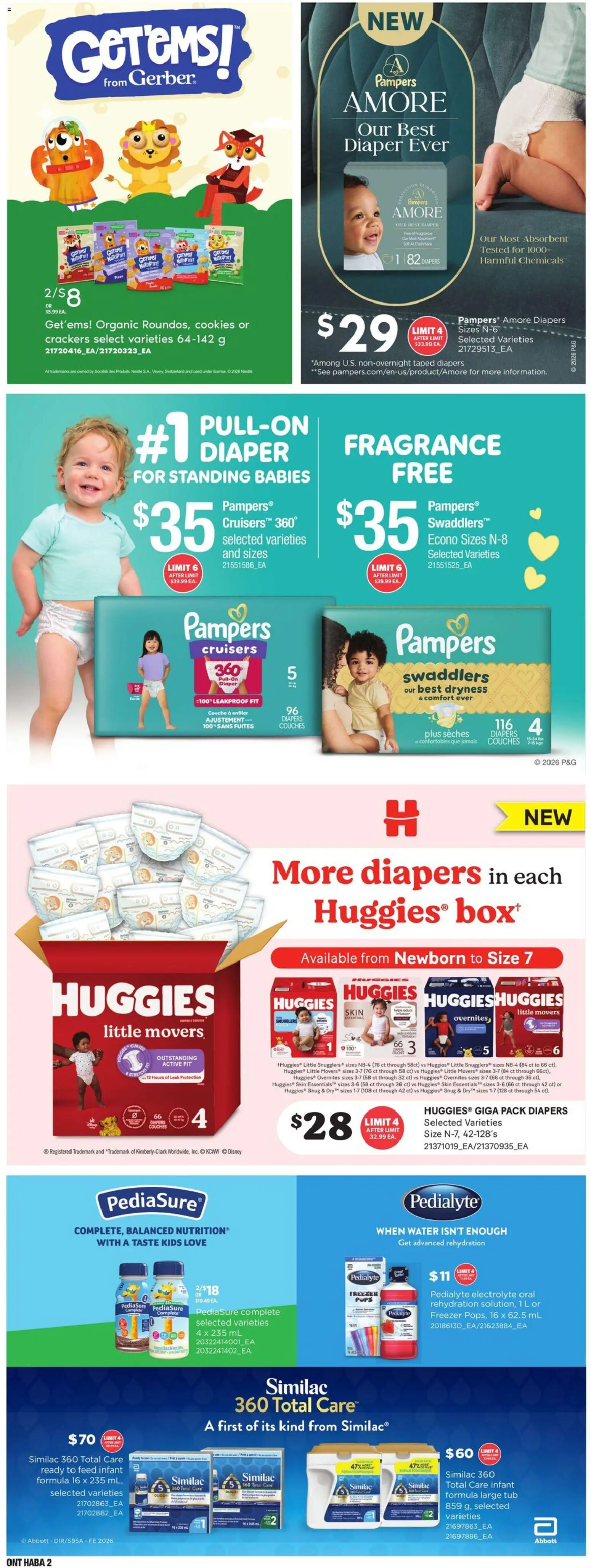 Loblaws flyer valid from Aug 20, 2026 | Page: 11 | Products: Freezer, Crackers, Fragrance, Diapers