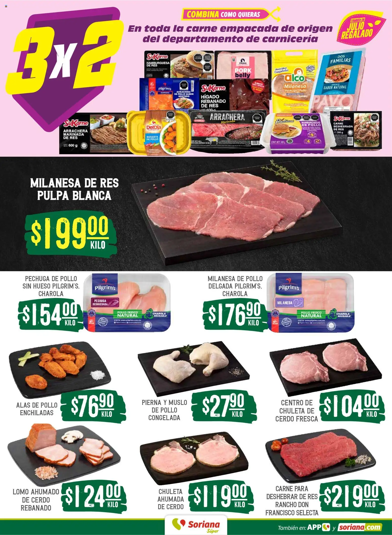 Nuevas ofertas de Soriana válidas en toda la República Mexicana desde el 21/07/2026. ¡Encuentra las mejores ofertas en Soriana Martes y Miércoles del Campo Súper: Chih, Delicias, Dur y Coah (excepto Saltillo)! | Página: 4