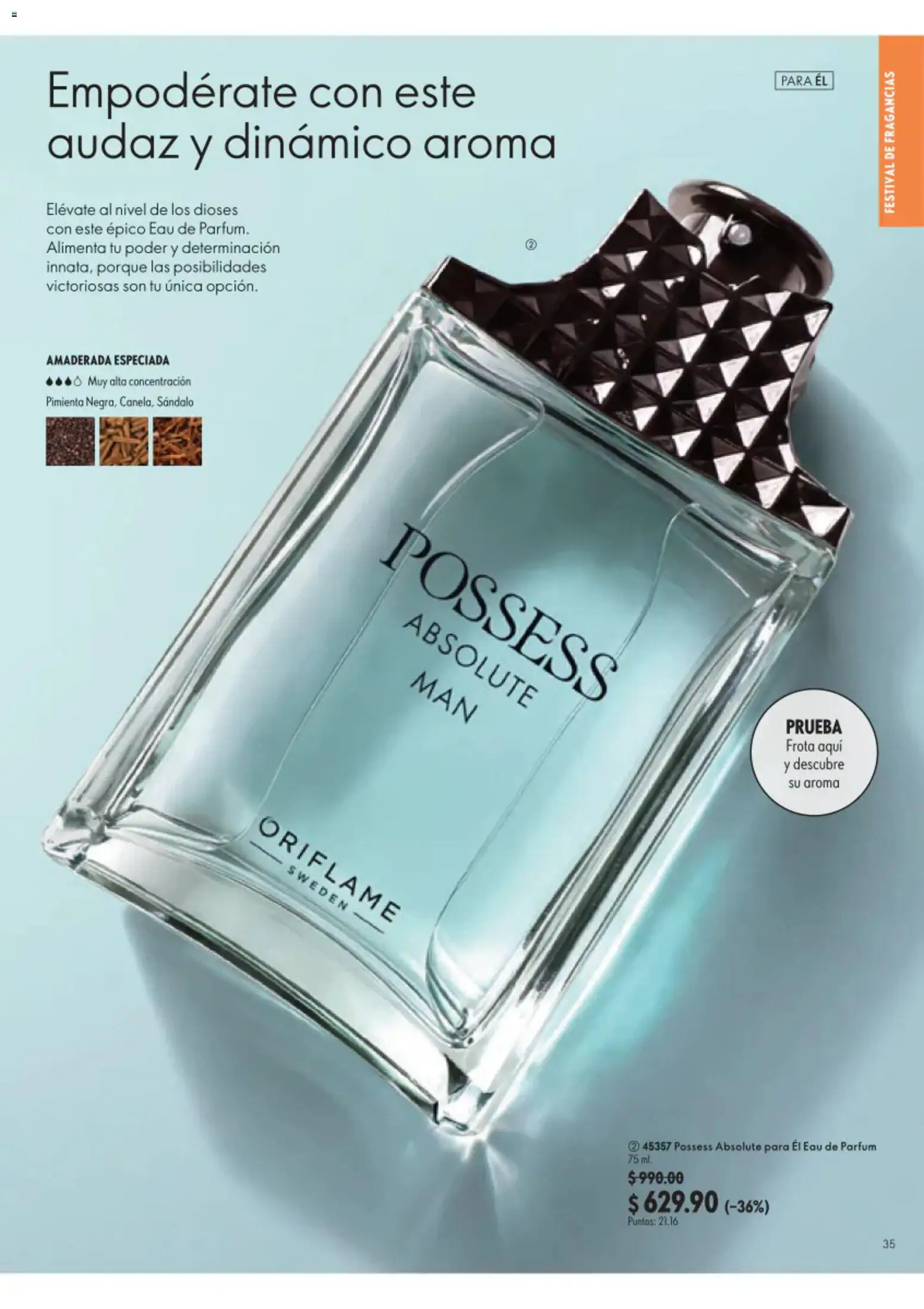 Nuevas ofertas de Oriflame válidas en toda la República Mexicana desde el 22/08/2026. ¡Encuentra las mejores ofertas en Oriflame campaña 12 2026! | Página: 35 | Productos: Pimienta
