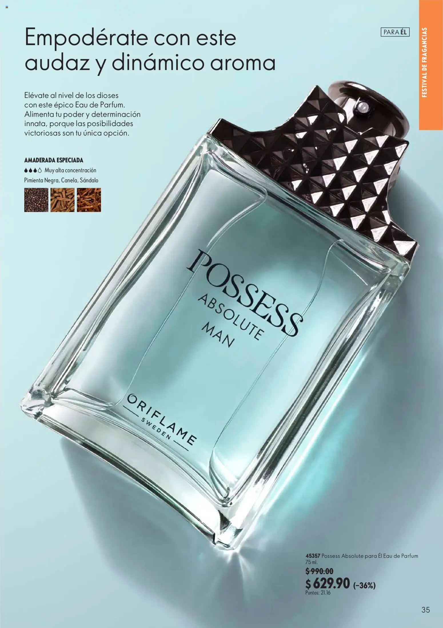Nuevas ofertas de Oriflame válidas en toda la República Mexicana desde el 22/08/2026. ¡Encuentra las mejores ofertas en Oriflame campaña 12 2026! | Página: 35 | Productos: Pimienta
