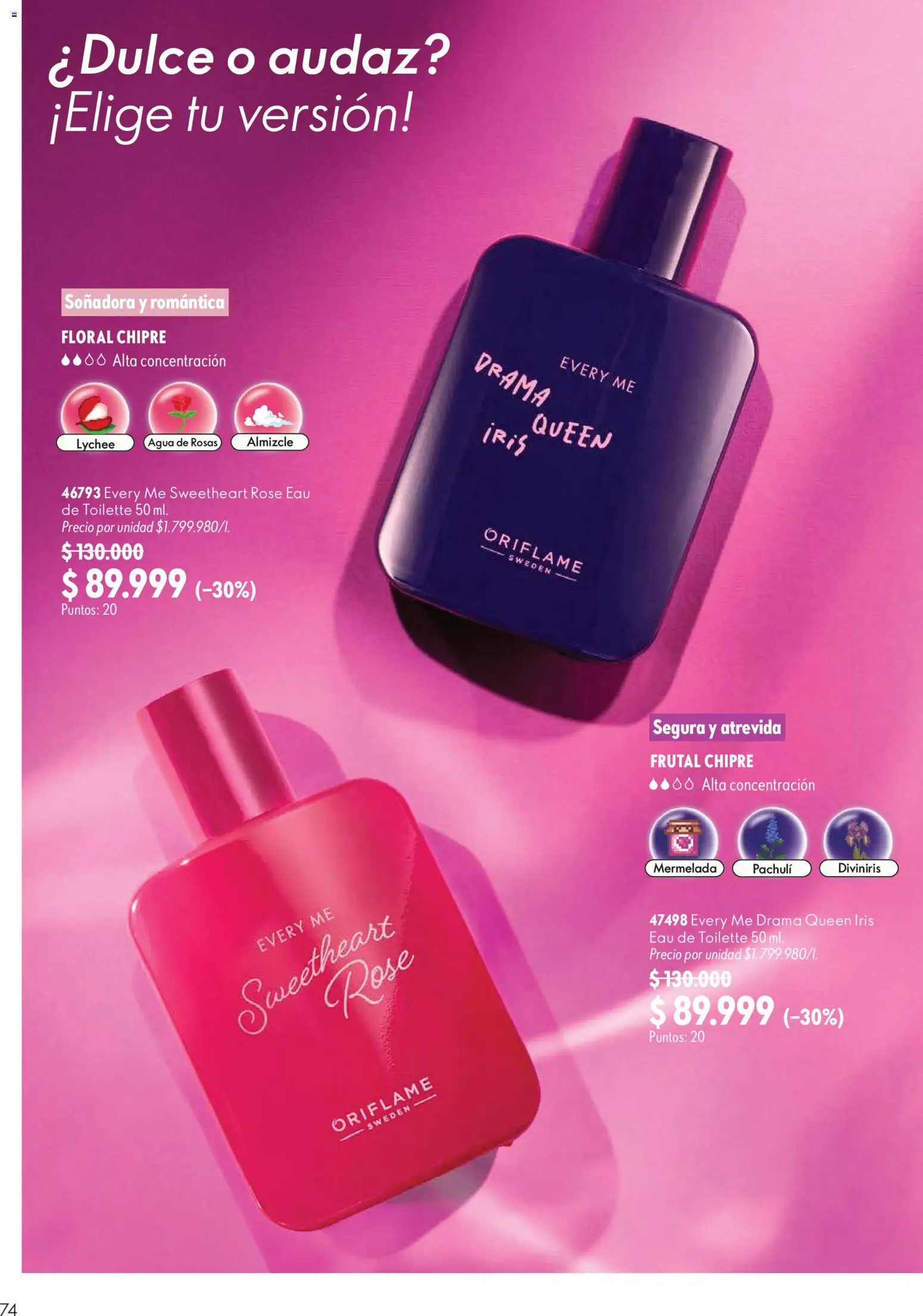 Oriflame revista - valida desde el 12/09/2026 | Página: 74