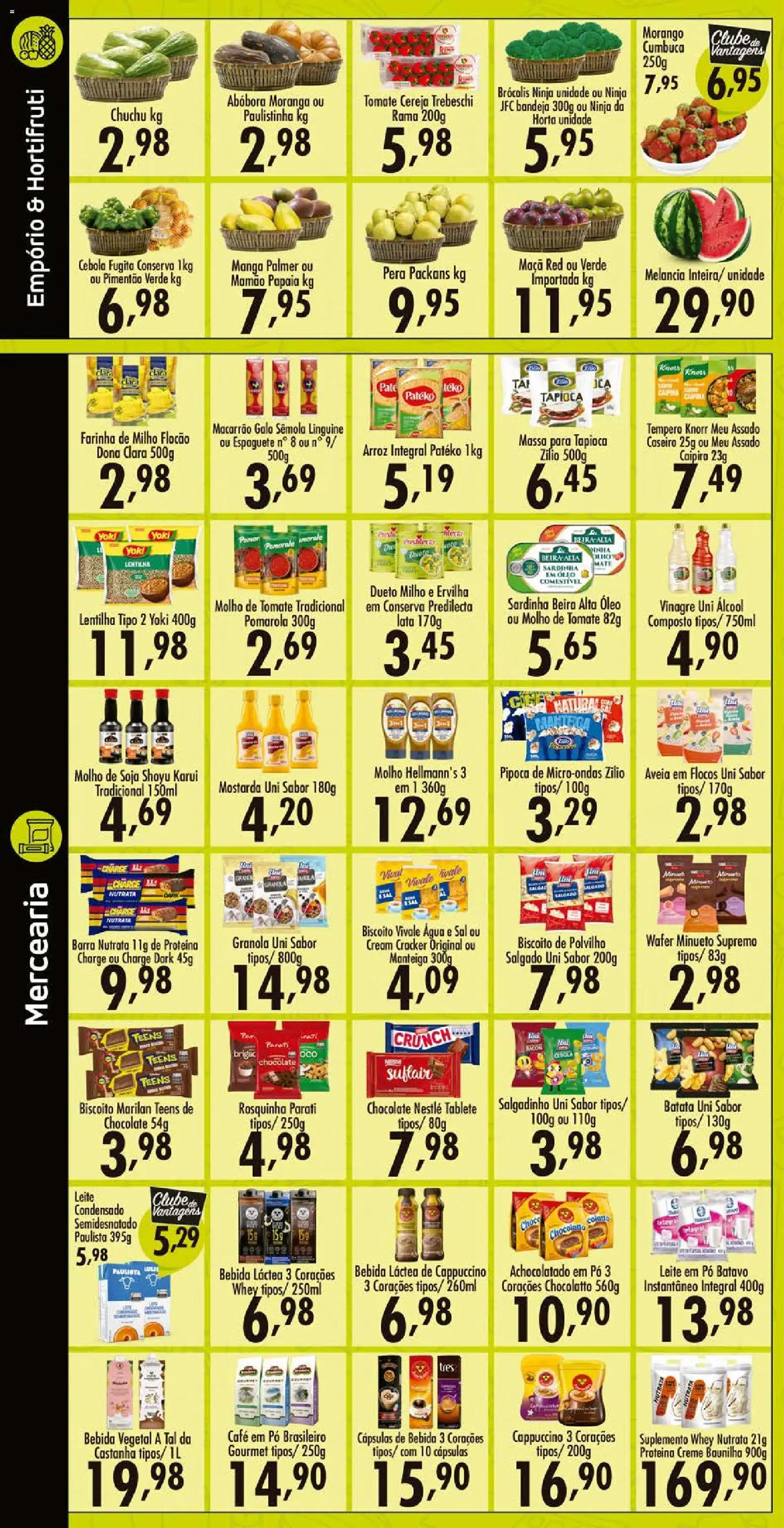 Confiança Folheto - válido de 01/09/2026 | Página: 2 | Produtos: Cebola, Álcool, Macarrão, Sardinha