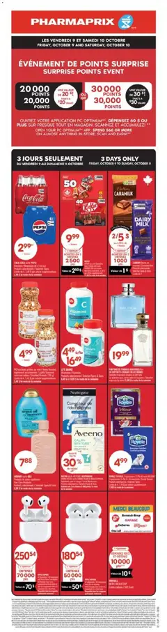 Preview of Pharmaprix weekly flyer / circulaire from shop Pharmaprix valid from Oct 9, 2026