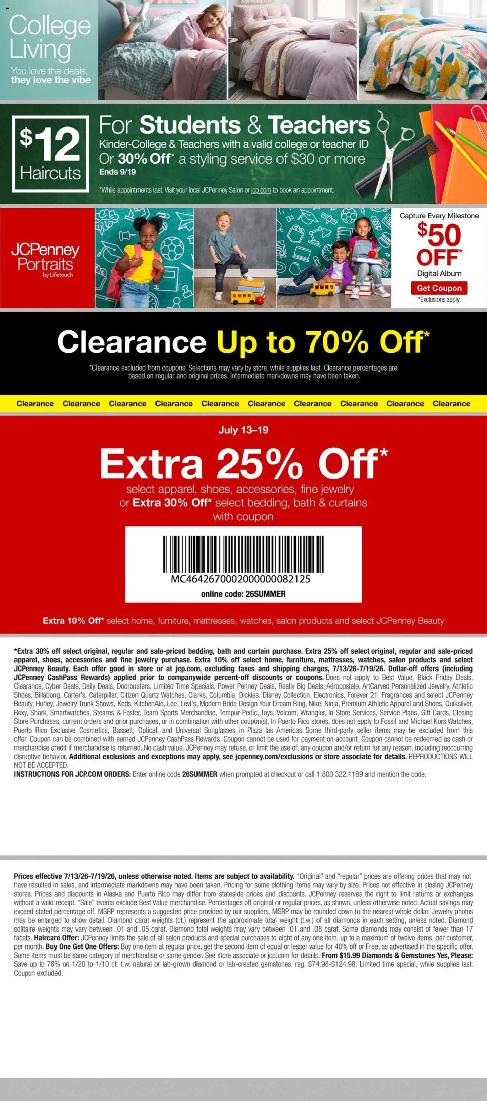 JCPenney Weekly Ad - valid from 07/13/2026 | Page: 8 | Products: Bath, Weight