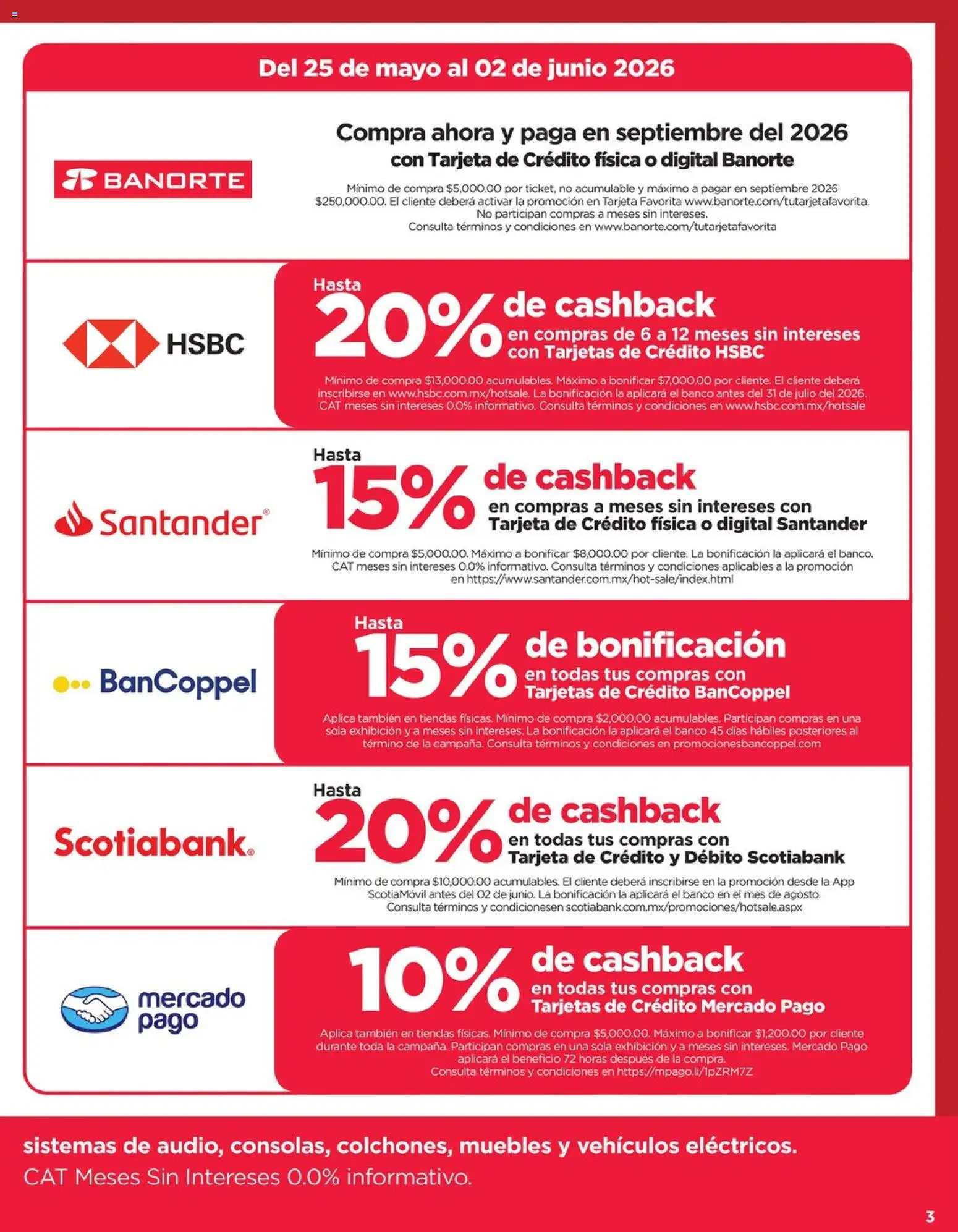Nuevas ofertas de Chedraui válidas en toda la República Mexicana desde el 25.05.2026. ¡Encuentra las mejores ofertas en Chedraui Hot Sale! | Página: 3