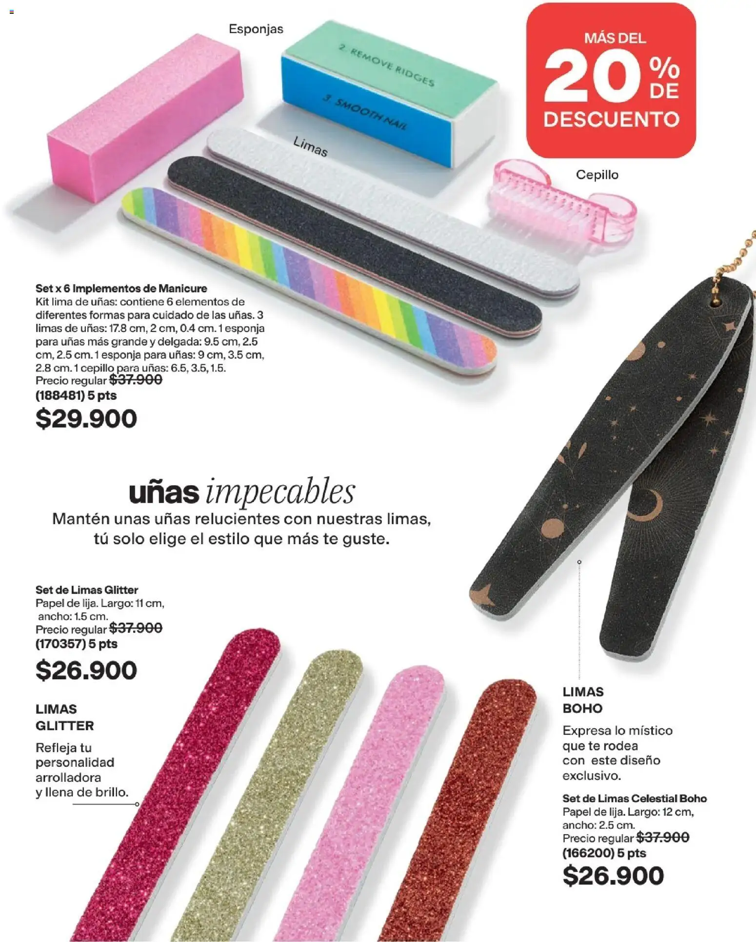 Avon revista - valida desde el 29/07/2026 | Página: 171 | Productos: Té, Esponja, Lima de uñas, Cepillo