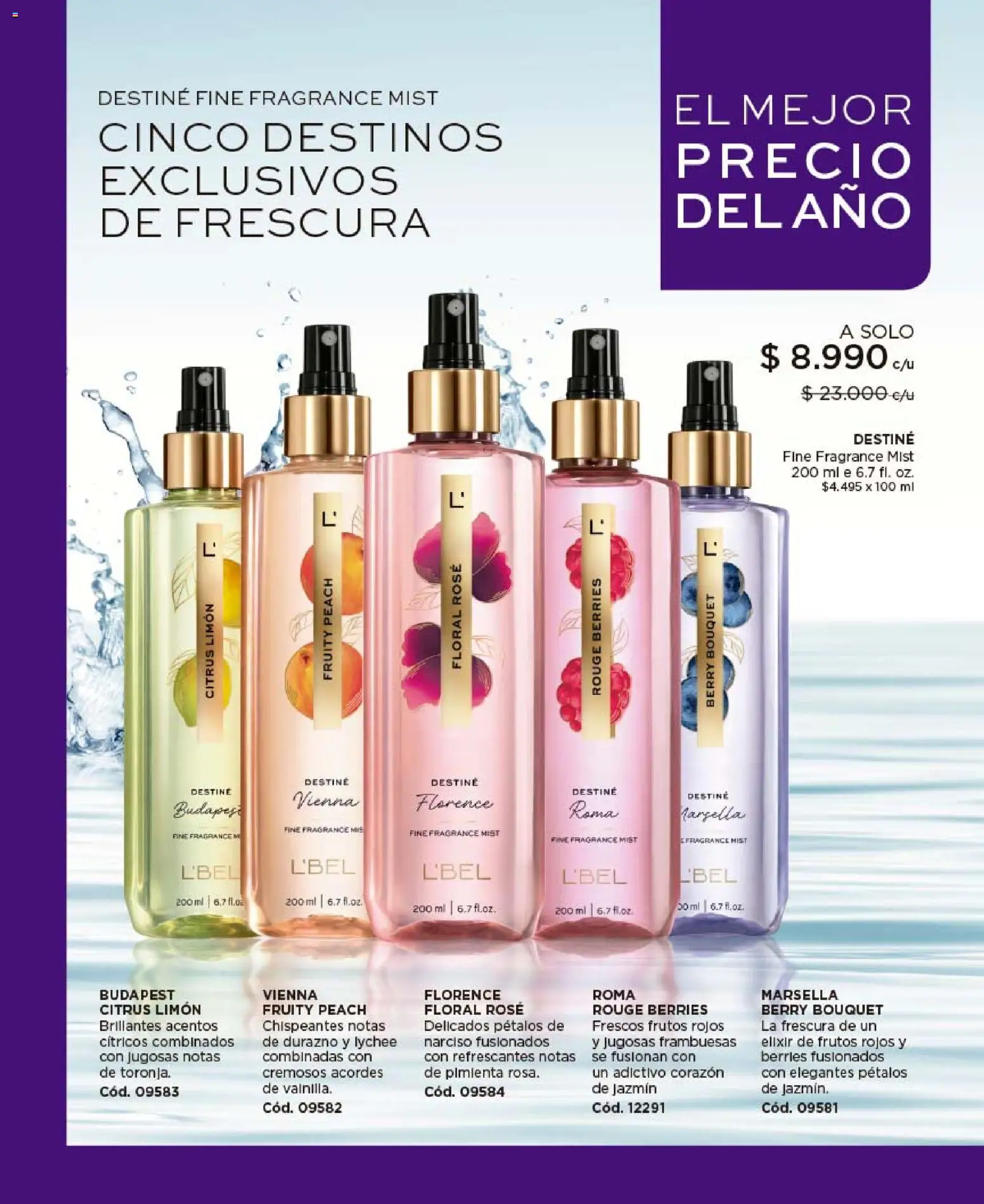 Catálogo L'Bel Campaña 10 │ válido desde el 01.06.2026 | Página: 100 | Productos: Pimienta, Limón, Durazno
