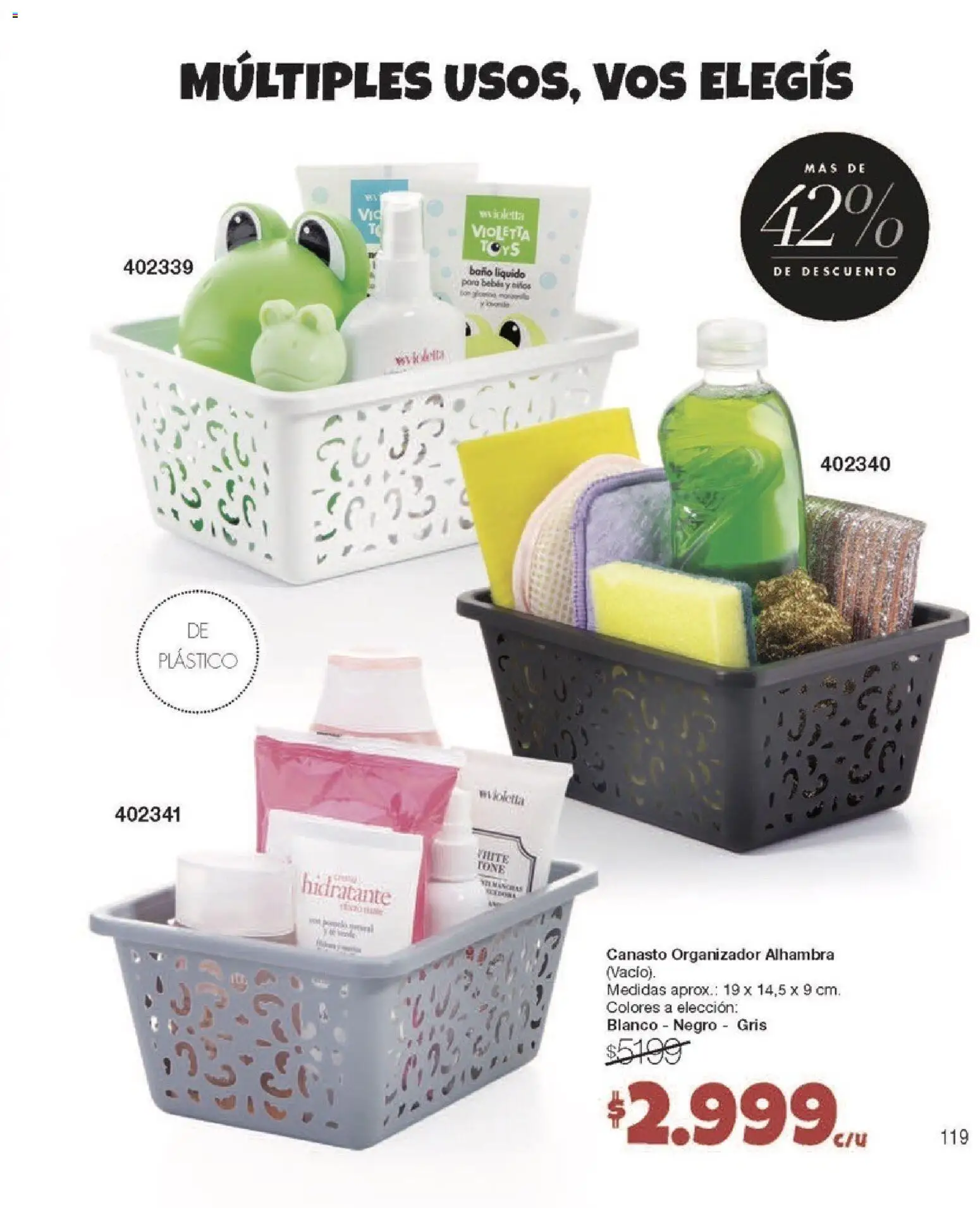 Violetta catálogo │ válido desde el 01.05.2026 | Página: 119 | Productos: Organizador, Baño