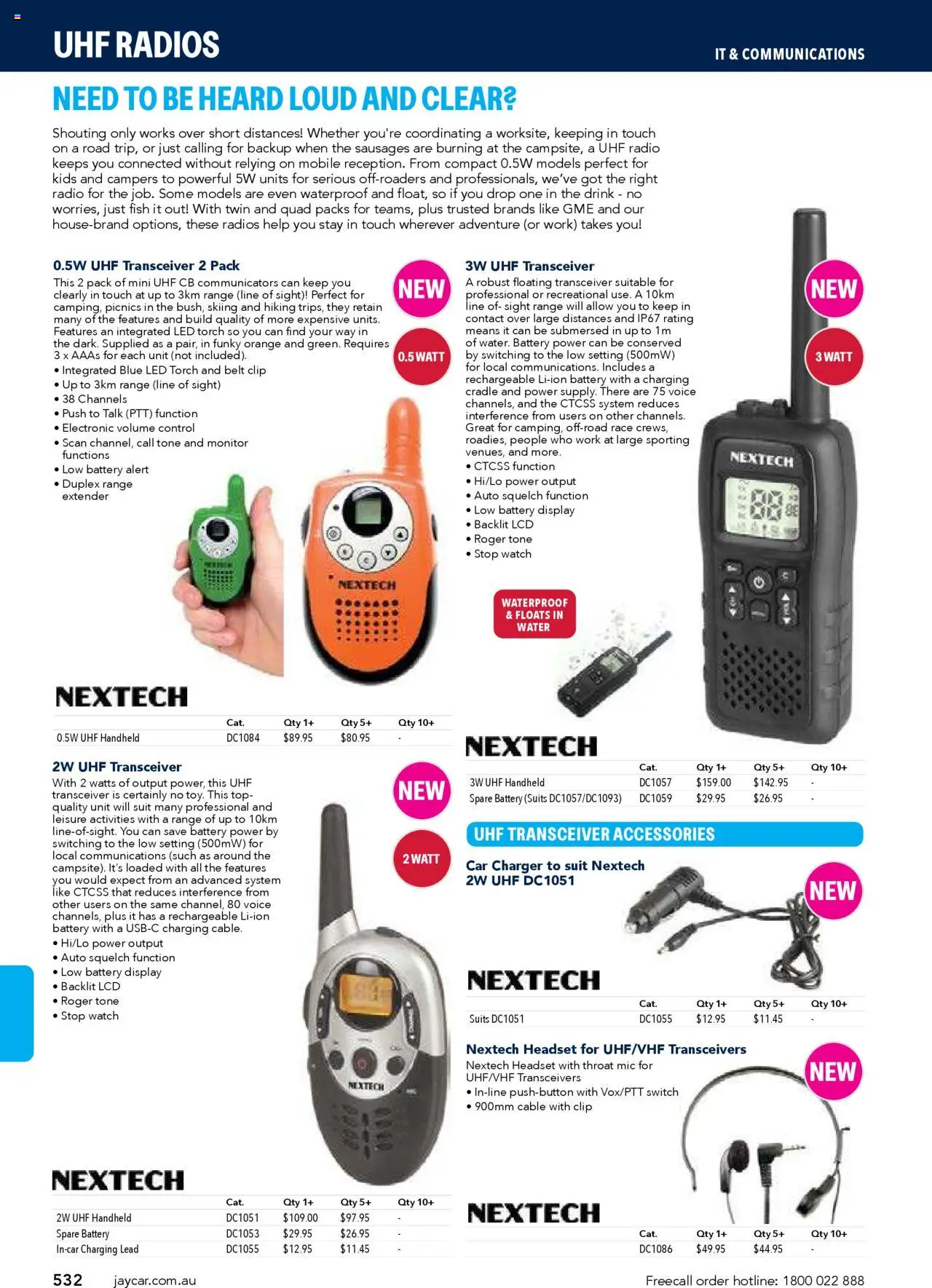 Jaycar catalogue - valid from 09.07.2025 | Page: 532 | Products: Charger, Belt, Watch, Cable