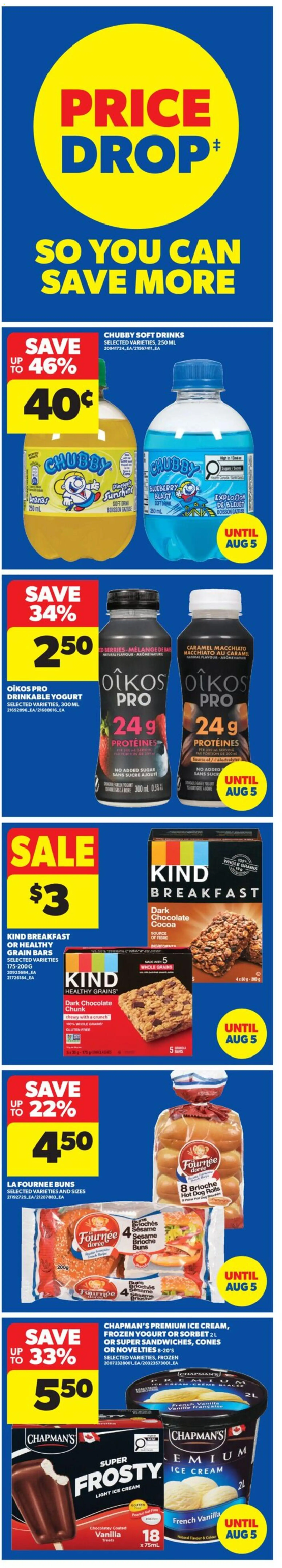 Real Canadian Superstore flyer valid from Jul 16, 2026 | Page: 6 | Products: Cream, Ice cream, Yogurt, Chocolate