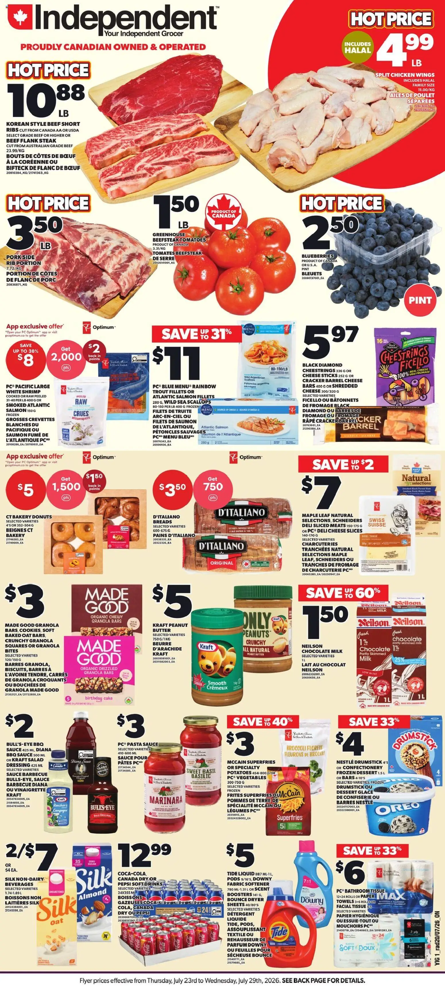 Independent Grocer flyer valid from Jul 23, 2026 | Page: 1