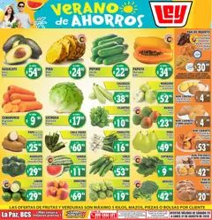Vista previa de Casa Ley folleto Las ofertas de frutas y verdunas, nuevo folleto de la tienda, válido en México a partir del 29/08/2026