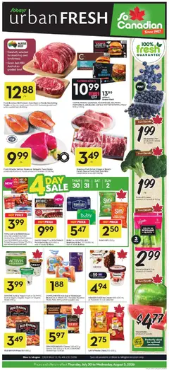 Preview of Sobeys weekly flyer / circulaire from shop Sobeys valid from Jul 30, 2026