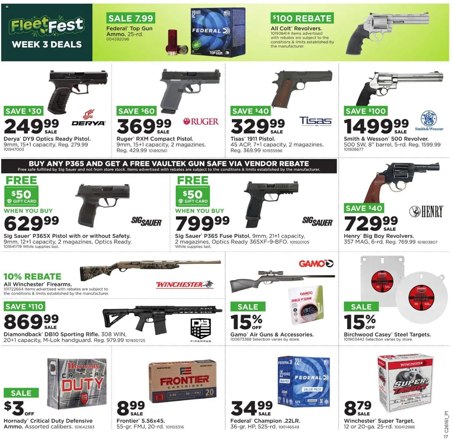 Mills Fleet Farm Weekly Ad - valid from 13.04.2026 | Page: 27 | Products: Safe, Gun
