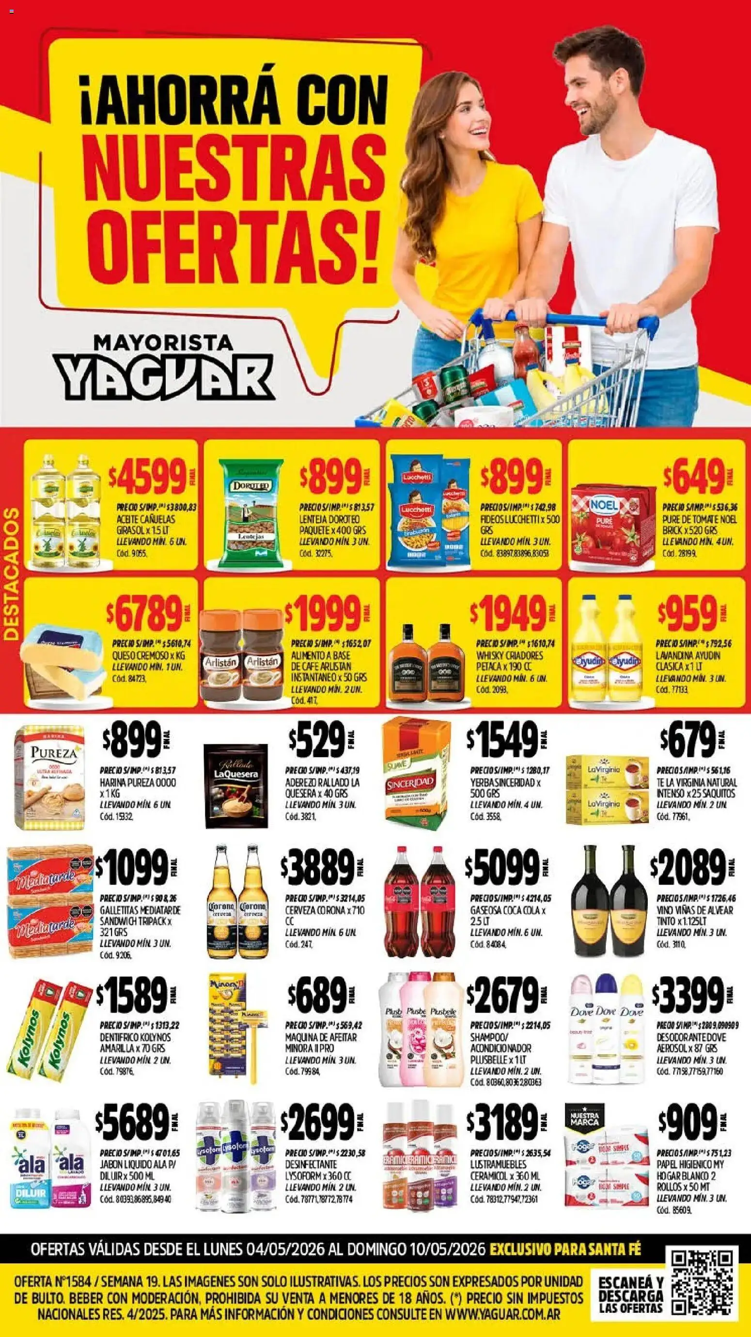 Yaguar - Oferta Semanal Santa Fé │ válido desde el 04.05.2026 | Página: 1