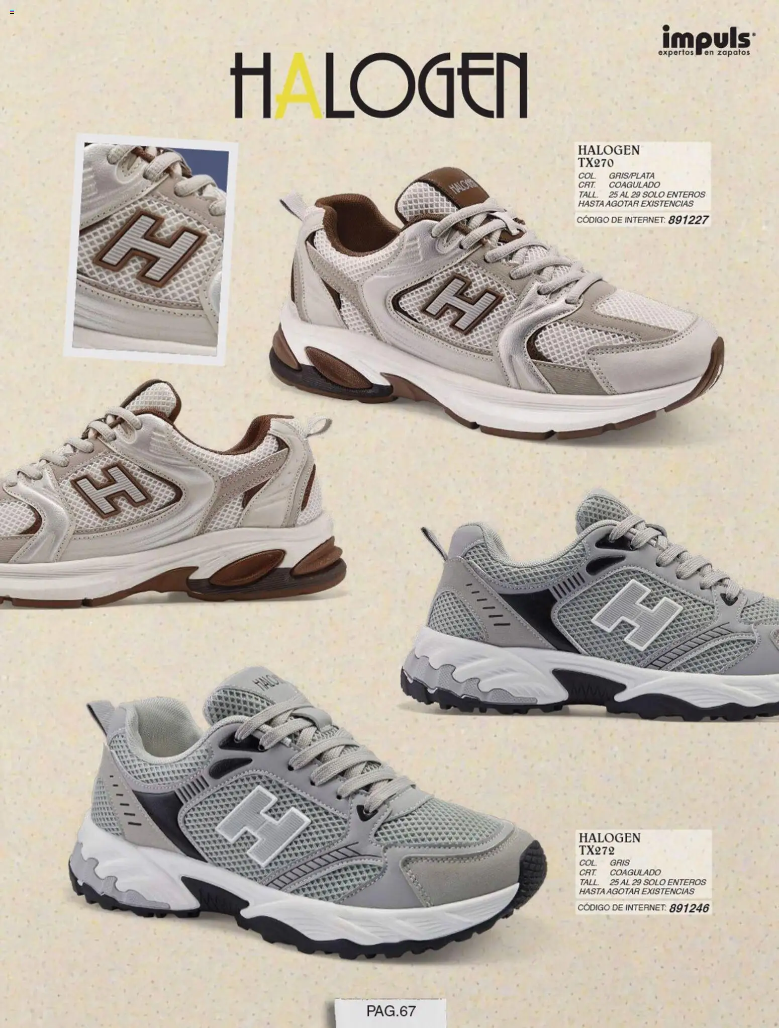 Nuevas ofertas de Impuls válidas en toda la República Mexicana desde el 01/07/2026. ¡Encuentra las mejores ofertas en Impuls catálogo Caballero! | Página: 69 | Productos: Zapatos