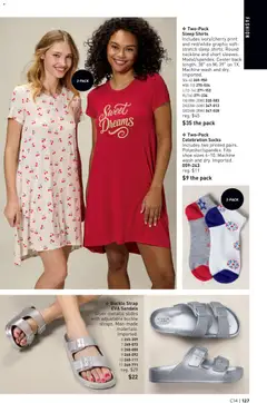 Preview of Avon weekly ads valid from 07/01/2026 | Page: 127 | Products: Socks, Sandals
