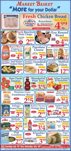 Preview of Market Basket weekly ads valid from 07/12/2026