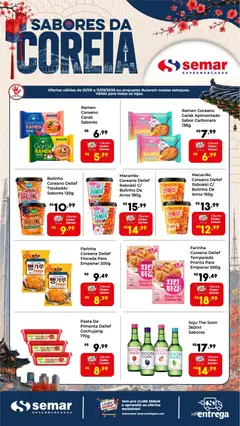 Semar Supermercado ofertas Sabores da Coreia - Pré-Visualização do folheto da loja Semar Supermercado, válido de 01/09/2026