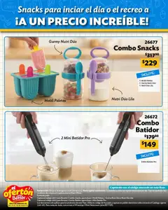 Vista previa de Betterware catálogo El Ofertón, nuevo folleto de la tienda, válido en México a partir del 24/08/2026 | Página: 7 | Productos: Snacks, Paletas, Batidor