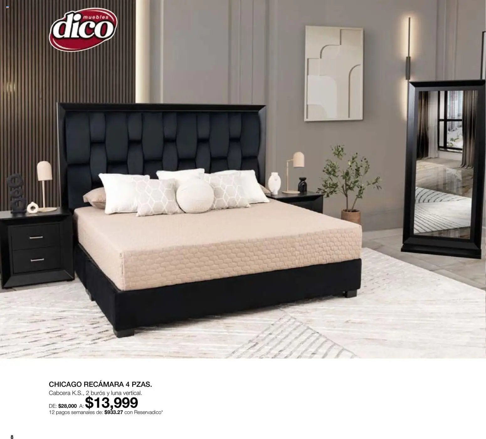 Nuevas ofertas de Muebles Dico válidas en toda la República Mexicana desde el 01/08/2026. ¡Encuentra las mejores ofertas en Muebles Dico catálogo! | Página: 8