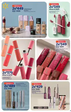 Vista previa de Walmart Express folleto Belleza que inspira todos los días, nuevo folleto de la tienda, válido en México a partir del 18/09/2026 | Página: 3 | Productos: Máscara, Máscara de pestañas, Body, Maquillaje